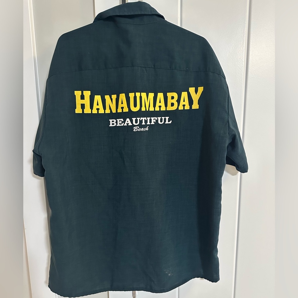 Dark Green shirt short sleeves